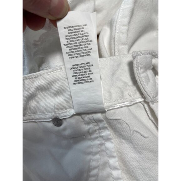 Just Fab Distressed Slim Boyfriend Jeans Size 34 - Picture 12 of 14